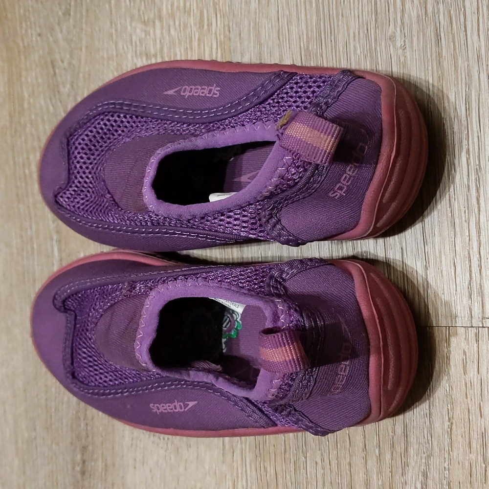 Speedo girls water shoes little girl Large 9-10 - Picture 2 of 4